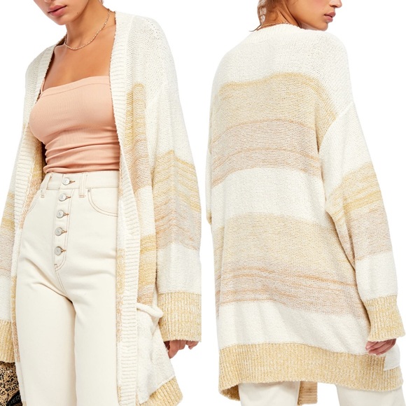 Free People Sweaters - NWOT Free People Southport Oversized Beach Cardi